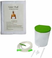 Healthy Natural Lifestyle Combo Pack of PVC Enema Kit and Wetpack (Thandi Patti) for Body Detox Medical Equipment Combo