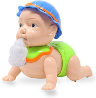 LooknlveSports Talking Baby Toy |Weeping| Naughty |Crawling Baby Toy |With Lighting |Music| Educational Toy |Best Gift For New Born Baby(Multicolor)