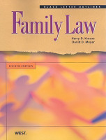 Black Letter Outline on Family Law(English, Paperback, Krause Harry D.)