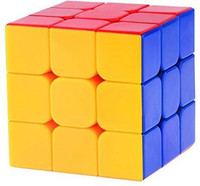 TamBoora 3X3X3 SPEED CUBE HIGH STAYBILITY STICKER LESS SMOOTH SWING FOR FASTER MOVEMENT (1 Pieces)(1 Pieces)