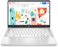 (Refurbished) HP 14a Celeron Dual Core - (4 GB/64 GB EMMC Storage/Chrome) 14a- na0002TU Chromebook(14 inch, Ceramic White, 1.46 kg)