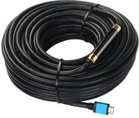 techut HDMI Cable 50 m COPPER BRAIDED 50 MTR 4K 3D 1080P RESOLUTION GOLD PLATED 1.4V2.0V WITH IC BOOSTER(Compatible with PROJECTOR, XBOX, LED, PS4, Black, One Cable)