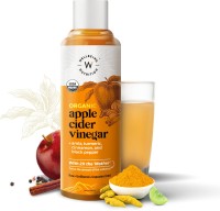 Wellbeing Nutrition USDA Organic Himalayan Apple Cider Vinegar (2X Mother) with Amla (Vitamin C for Immunity), Turmeric, Cinnamon & Black Pepper | Raw, Unfiltered, Unpasteurized Vinegar(500 ml)