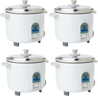 Panasonic SR WA 10 PACK OF 4 Electric Rice Cooker(2.7 L, White)