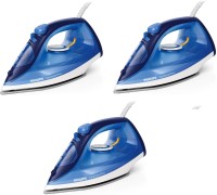PHILIPS GC2145/20 pack of 3 2200 W Steam Iron(Blue)