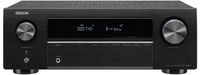 DENON AVR-X250B 5.1 Ch. 4K Ultra HD AV Receiver with Bluetooth AV Power Receiver (Black) 300 W AV Power Receiver(Black)