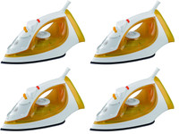 USHA steam pro siSI3816 PACK OF 4 1600 W Steam Iron(MUSTRED White)