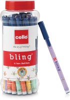 cello Bling Pastel Ball Pen(Pack of 25, Blue)