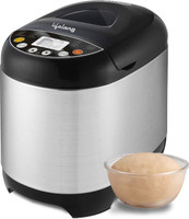 Lifelong Atta and Bread Maker 550 Watt (19 Pre-Set Menu with Adjustable Crust Control) LLBM01. Bread Maker(Black)