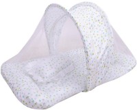 Mom's Home Cotton Infants Baby Organic Cotton Bedding with Mosquito Net 0TO6 Mosquito Net(White)