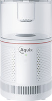 AQUIX Air Purifer with Color Changing LED Lights for Your Space PM2.5 360deg HEPA Airpurifer + Activated Carbon Filtration + Aquarium + Aquaponics with Single Touch Control Portable Room Air Purifier (White) Portable Room Air Purifier(WHITE)