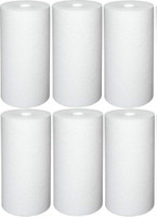 A-ONE AQUA A One Aqua RO 20 inch 6 piece Jumbo Polypropylene Spun Filter Cartridge 4.5 inch Dia (White). Solid Filter Cartridge(0.005, Pack of 6)