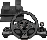 Nitho DRIVE PRO V16 RACING WHEEL & PEDAL SET  Joystick(Black, For Xbox One, PS3, PS4, PC)
