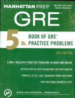 5 Lb. Book of GRE Practice Problems(English, Paperback, Manhattan Prep)