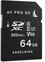 Angelbird AV PRO SD 64 GB V90 UHS-II 64 GB SDXC Class 10 300 MB/s  Memory Card