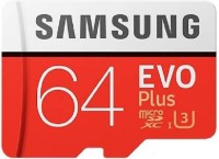 SAMSUNG EVO Plus 64 GB Memory Stick XC Class 10 100 MB/s  Memory Card