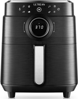 Ultrean 6 Quart Air Fryer, Electric Hot Air Fryers Oven Oilless Cooker, Deluxe Temperature and Time Knob and Matte Finish Design, Non-Stick Basket, UL Certified, Cook Book, 1-Year Warranty, 1700w Air Fryer(6 L)