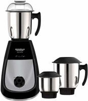 MAHARAJA WHITELINE MX-213 Joy Turbo HD pack of 1 1000 Mixer Grinder (3 Jars, Premium Black and Silver)