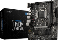 MSI H410M PRO-VH Motherboard(Black)