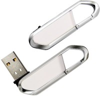 KBR PRODUCT 1+1 combo innovative sport hook shape USB 2.0 flash drive 4 GB Pen Drive(White)