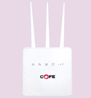 COFE CF - 4GVL037 VO-LTE CALLING 300 Mbps 4G Router(White, Dual Band)