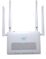 NETLINK GPON ONT 2GE+1POTS+AC WiFi (HG323DAC) 4Antenna Dual Band 1200 Mbps Router(White, Dual Band)