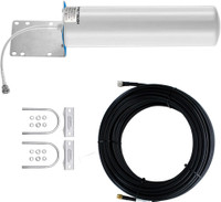 Netboon 12 dBi High Gain 4G LTE Omni Directional Barrel Antenna with Coax Cable LMR 400 15 M Antenna Amplifier