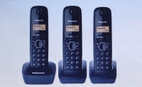 Panasonic WIRELESS INTERCOM 3 LINE Cordless Landline Phone(Black)