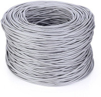 JAMUS LAN Cable 305 m Cat6 Ethernet Lan Cable Cord 305 meter LAN Cable(Compatible with computer, Grey, One Cable)