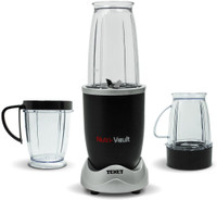 Texet Nutri Blender BB-6088 Nutri Vault 600 W Juicer Mixer Grinder (3 Jars, Black)