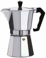 3d Creations Aluminium Espresso Stove Percolator 6 Polished Cups(Silver, 300ml) 6 Cups Coffee Maker(Silver)