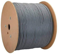 JAMUS LAN Cable 305 m Cat6 Ethernet Lan Cable Cord 305 meter LAN Cable (Compatible with Ethernet Switches, Modems, Office, Home, Routers, Grey, One Cable)(Compatible with computer, Grey, One Cable)