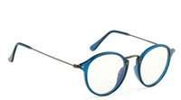 ROYAL SON Round Sunglasses(Clear)