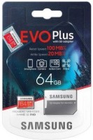 SAMSUNG EVO Plus 64 GB Memory Stick XC Class 10 100 MB/s  Memory Card