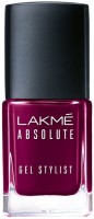 Lakme Absolute Gel Stylist Nail Color (Maroon, 12ML)