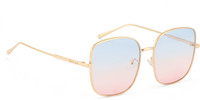 ROYAL SON Retro Square Sunglasses(Multicolor)