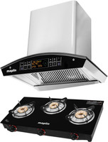 Maplin SS60+GS3B-01 Auto Clean Wall Mounted Chimney(Silver 1400 CMH)