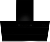 FABER Hood Zenith FL SC AC BK 90 Auto Clean with Powerful Suction Capacity,Motion Sensor Wall Mounted Black 1350 CMH Chimney