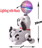TamBoora Best Buy Dancing Dog with Music Flashing Lights 100% Safe material For Kids Learning & Educational Toy For Kids(White, Black)