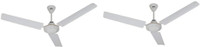 USHA Energia isi pack of 2 1200 mm 3 Blade Ceiling Fan(White, Pack of 2)