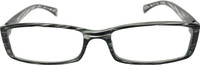 SpexFit Eyewear Full Rim (+1.00) Rectangle Reading Glasses(50 mm)