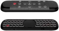Netstat W2 Pro Wechip Airmouse Wireless Anti Lost Backlit Seek Mini Keyboard Smart TV, Android BOX Remote Controller(Black)