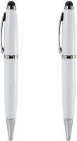 KBR PRODUCT 1+1 COMBO MULTIFUNCTIONAL DESIGNER STYLUS BALL PEN USB 2.0 8 GB Pen Drive(White)