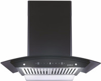 Elica WD BF 606 HAC MS NERO Auto Clean Wall Mounted Chimney(Black 1200 CMH)