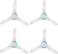 USHA EX9 pack of 4 1200 mm 3 Blade Ceiling Fan(sea salt blue, Pack of 4)