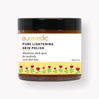 AURAVEDIC Lightening Polish Tan Removal Scrub for Glowing Skin 100gm(100 g)
