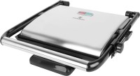 Homeberg Non-Stick Cooking Surface 4 Slice Jumbo Grill Sandwich Maker 2000W-HSG736 Grill, Toast(Silver, Black)