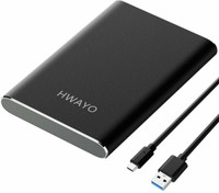 HWAYO 80 GB External Hard Disk Drive(Black)
