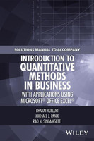 Solutions Manual to Accompany Introduction to Quantitative Methods in Business: with Applications Using Microsoft Office Excel(English, Paperback, Kolluri Bharat)