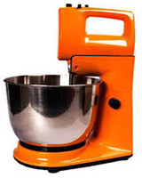 DSP KM3015 300 Watt Stand Mixer With Rotating Bowl, Orange 300 W Stand Mixer(Orange)